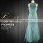 2016 Wholesale New Model Women Sexy Ball Gown Halter Neck Patterns Backless Emerald Green Evening Dress