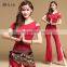 T-5116 Summer modal professional short sleeve sexy training belly dance costume