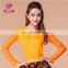 Long sleeves belly dance tops Sexy dance tops Western dance tops Belly dance practice top S-3071#