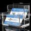 Creative Clear Tabletop Acrylic Business Name Card And Pen Display Holder With Pocket for Office Table
