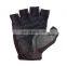 Power Wristwrap Weightlifting Gloves Stretch Back Mesh and Leather Palm Sport Gym Workout Half Finger Fitness Gym Sports Gloves