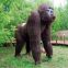 LORISO6029 Life Size Animated Animatronic Animals Gorilla Statue for Sale