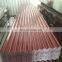 lowes metal roofing cost and ridge cap coated corrugated sheet color roof with price for wholesales