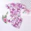 Explosive baby set tie-dye short-sleeved children's suit one generation casual male two-piece girl suit