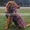 Waterproof Dog Clothes Warm Winter Pet Jacket Plaid Pet Clothing Coat