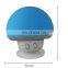 Wireless Bluetooth Waterproof Mushroom Speaker with Suction Cup Audio Cell Phone Holder Speaker