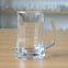 Household Glass Beer Mug With Handle Thickened Transparent Crystal Drink Cup