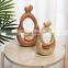 China wholesale custom art craft ceramic couple gift porcelain home decoration pieces