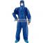 breathable SMS Industrial protective clothing asbestos removal suits type 5 / 6