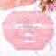 Luxury pink rose quartz sleep jade stone face mk for diminish puffiness and bags
