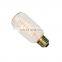 Dimmable 6W Tubular LED Bulb T45 Edison Style E26 Base LED Filament Bulbs Soft Warm 2200K