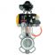 DKV PTFE seals Wafer Type Butterfly Valve double acting ss304 solenoid FRL positioner Pneumatic Butterfly Valve