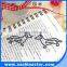 Mini dog shape paper clip PET coated PMS color