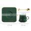 The Latest Design Round, Handle Gold Rim Ceramic Latte Coffee Cup With Square Saucer/