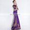 Mid-sleeve sequined evening gown super elegant sequined evening gown