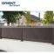 Canada market aluminium privacy fence cloture en aluminium slat fence China factory