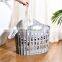 Quality Portable Hotel Door Hanging Bag Wash Felt Cloth Hamper Bucket Plastic Laundry Storage Basket