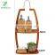Multifunctional Acacia Wood Wall Mounted Organizer Rack Bathroom Shelf