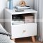 Solid bedside table / side table / wood Indonesia wholesale modern design