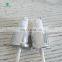 High quality clear 50ml cosmetic perfume frosted glass lotion pump bottle straight circle shape