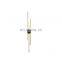 Surface Mount Minimalist Luxurious Black Gold LED Long Wall Light Indoor Copper Wall Lamps Sconce