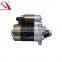 Walking Tractor Four-cylinder Engine Starter Motor 1.4KW 12V 8T Suitable for 186 Mini Diesel Motor Starter