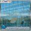 Steel roof structure tempered glass curtain wall