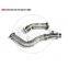 HMD Exhaust Manifold Downpipe for BMW M3 M4 F80 Car Accessories With Catalytic converter Header Catless whatsapp008618023549615