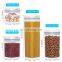 Custom Labels Air Tight Stackable 7pieces Food Storage Boxes Bins Kitchen Airtight Plastic Food Storage Containers Set with Lid