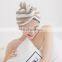 Soft Lovely Microfiber Hair Turban Shower Cap Quickly Dry Hair