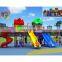 China good quality play ground kids large plastic slide playground equipment