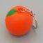 Pu Foam Orange Anti Stress Ball Keychain – Stress Relief for Sports Fans
