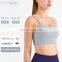 Thin shoulder Sports Vest Sexy Running Yoga Women Push-up Bra Workout Crop Top