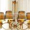 2016 new wrought iron candle chandelier lighting ZH-6006