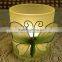 decorate butterfly green frosted glass candle holders christmas ornaments