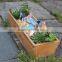 Vintage wooden wood succulents box storage box finishing wood meaty flowerpot