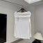 Purely sensual sweet and spicy women's clothing spring new arrivals: V-neck pleated embellished off-shoulder semi-transparent long-sleeved T-shirt for layering under other tops.