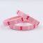 Factory Wholesale New Caring for WomenBreast Cancer AwarenessHealthy Breast Awareness Pink Ribbon Custom Silicone Bracelet