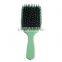 fashional paddle plastic custom hair brush with pattern