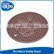 Different color practical round silicone placemat