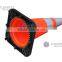 Road Traffic High Quality Flexible Orange Reflective PVC Cones