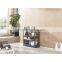 Medium duty easy DIY storage rack iron rack with MDF board