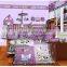 13pcs emboidery colorful crib bedding set from professional manufacturer