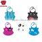 2015 Hot Sale Multi Styles Cartoon Baby Bibs Overall Silicone Baby Bib Disposable Baby Bib