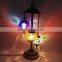 High Quality Stained Glass &Plating Iron Kitchen Bar Light Restaurant Home Decoration Multicolor Classic Floor Lamp RT-FC3M01