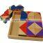 Educational Wooden Block Sets Creative Puzzle Block Intellect Blocks Toys