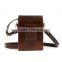 2016 Factory Vertical Protective Dark Brown Leather Camera Case