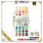 China Hot Selling High Quality 12Colors Dry Water color Paint Set For Kids With Brush