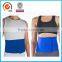 High quality basic type sport body building workout weight lifting waist belt support blue