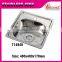square deep stainless steel kitchen sink for home